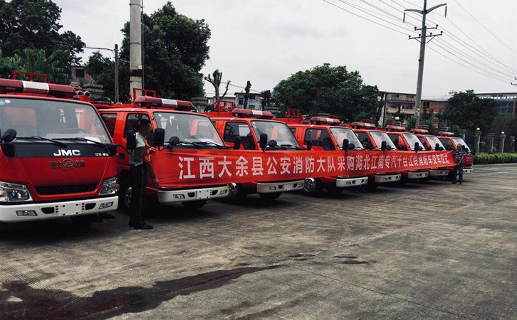 江鈴2.5噸水罐消防車(chē)消防車(chē)客戶(hù)滿(mǎn)意反饋